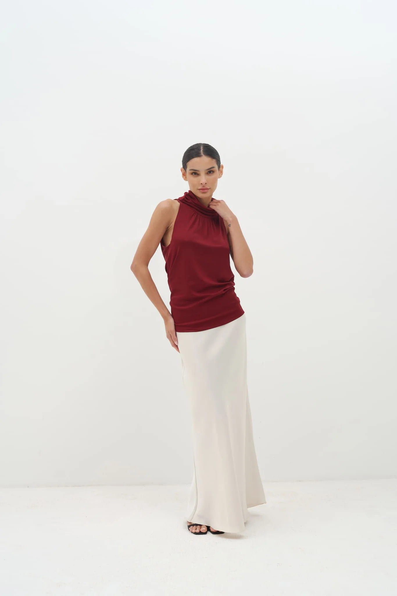 Arla Open-Back Halter Top - Image 6