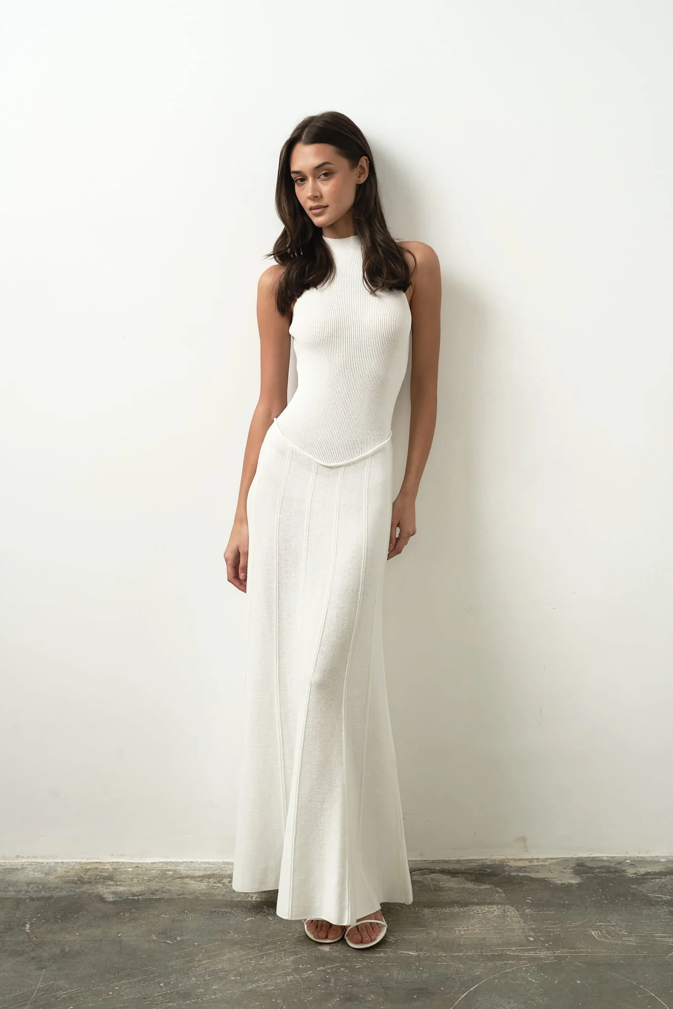 Asteri Maxi Dress in Cotton Knit - Image 5