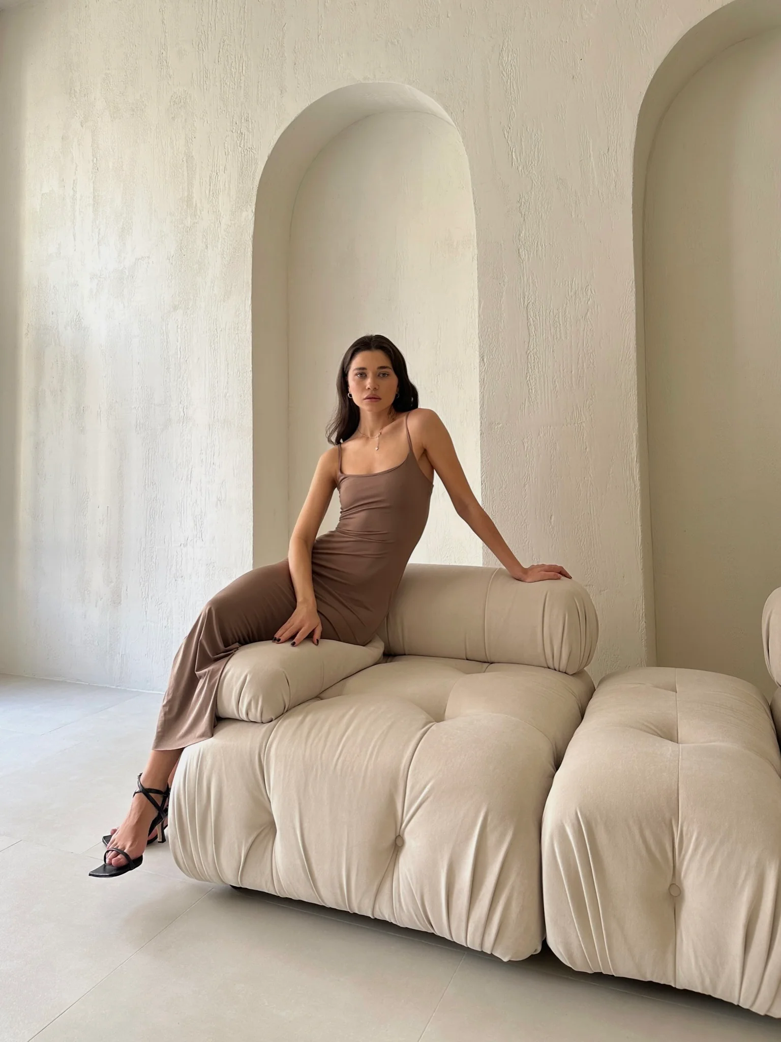Etta Fitted Slip Maxi Dress - Image 3