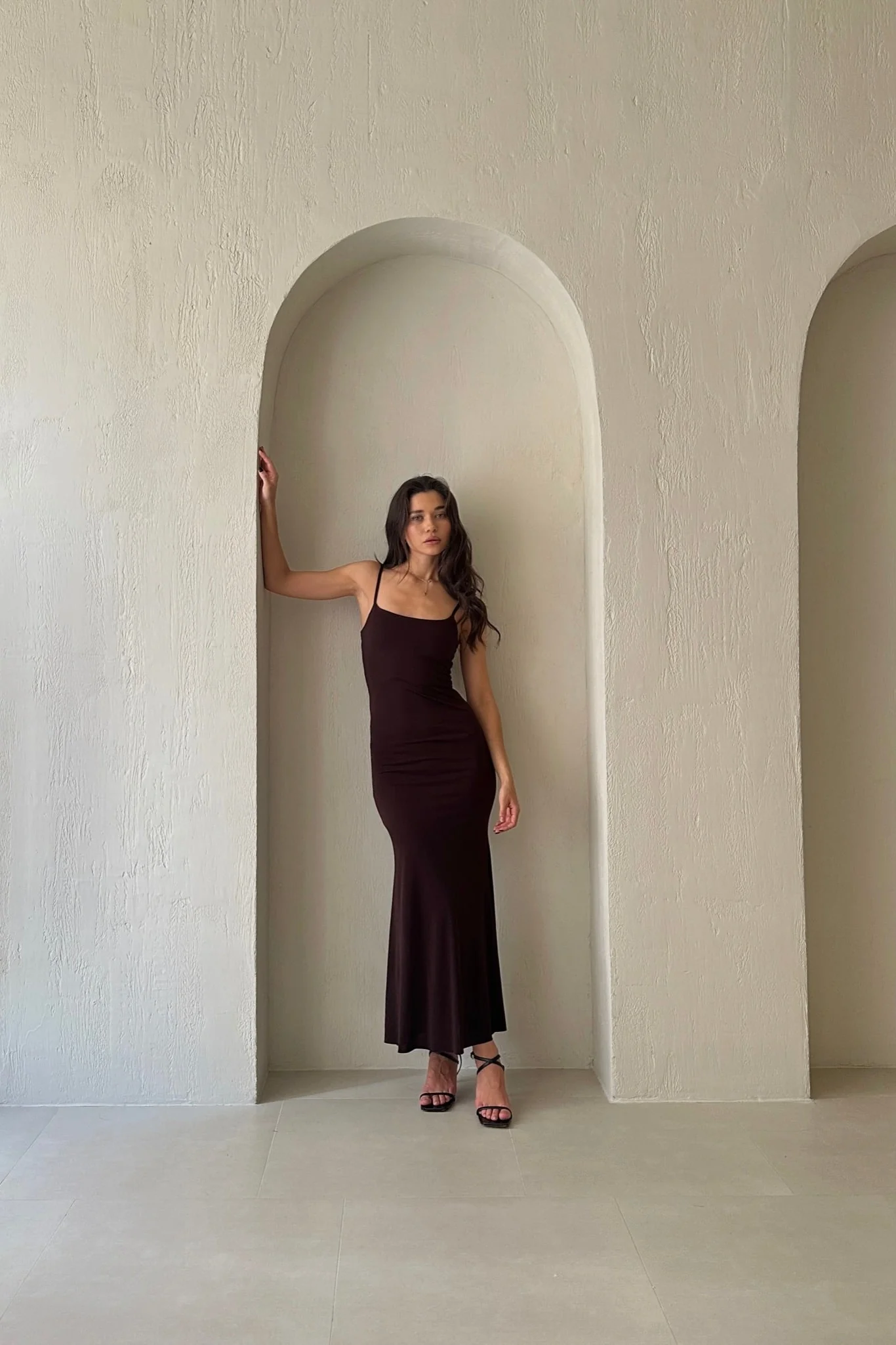 Etta Fitted Slip Maxi Dress - Image 7