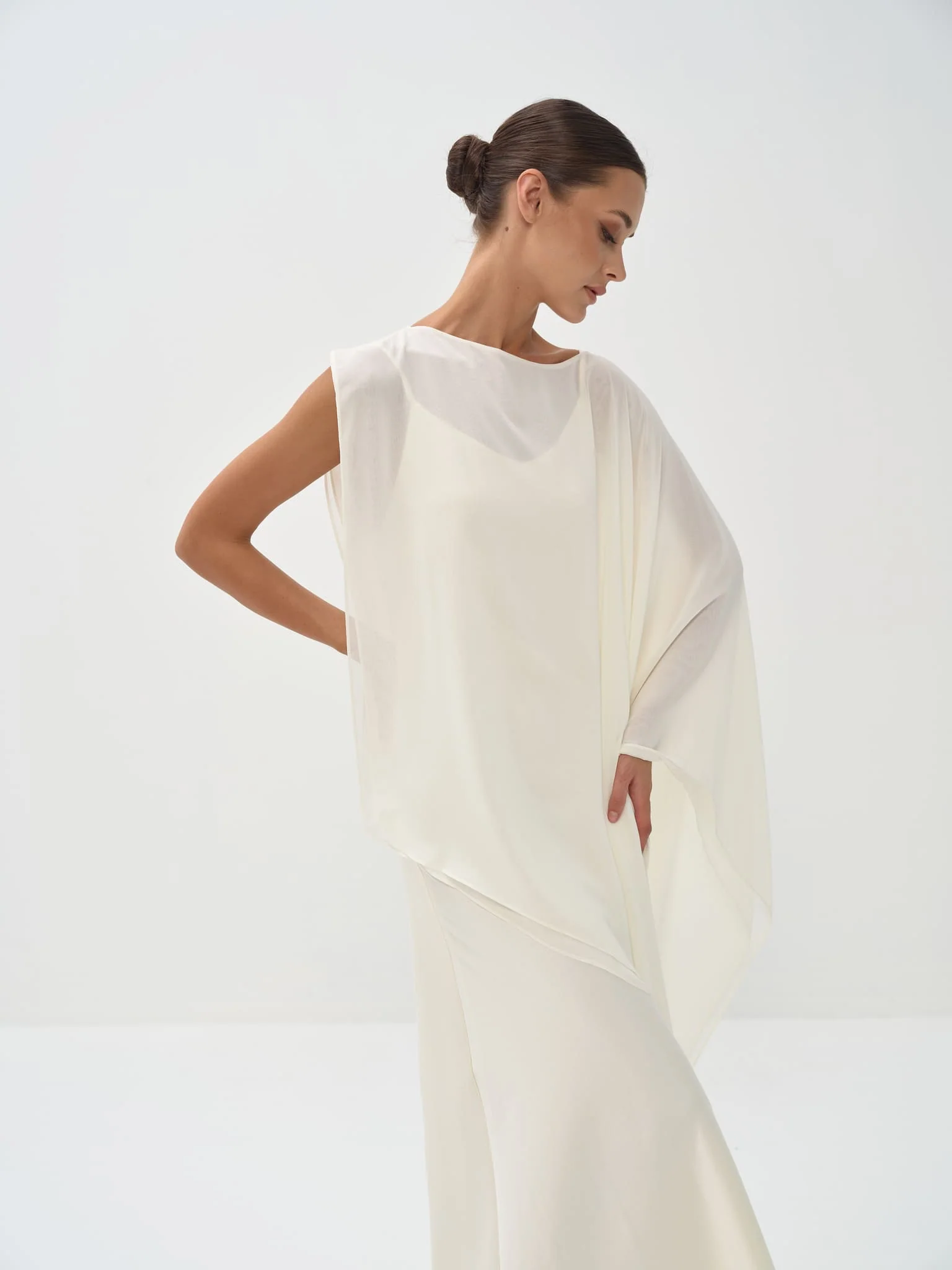 Orla Cape Maxi Dress - Image 3