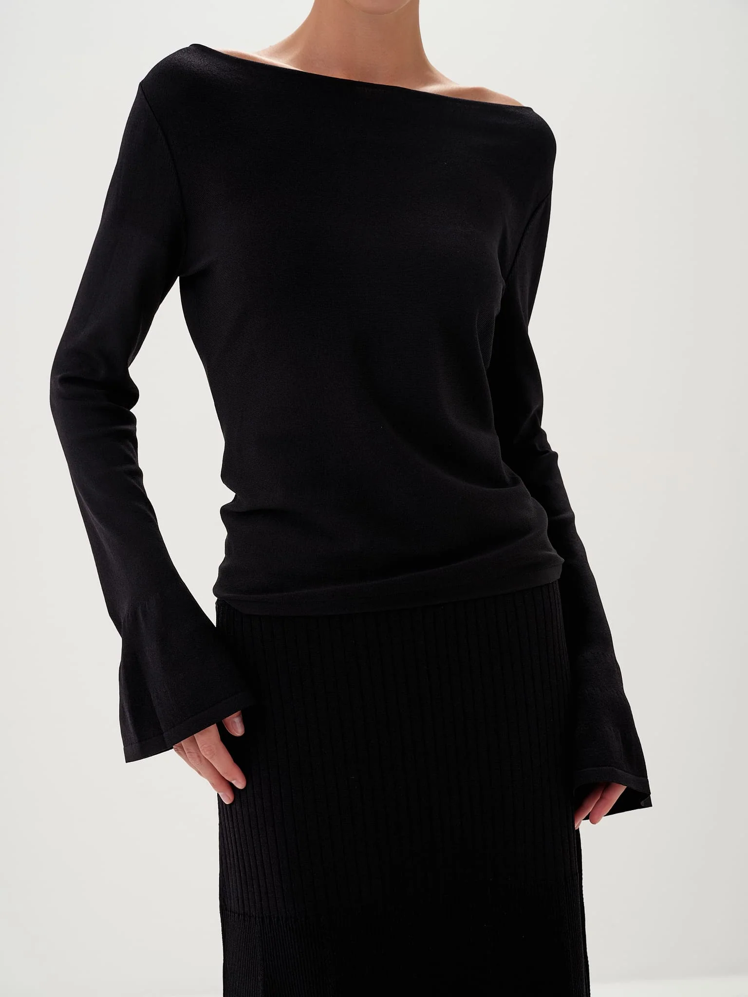 Paloma Top & Skirt Set in Viscose Knit - Image 2