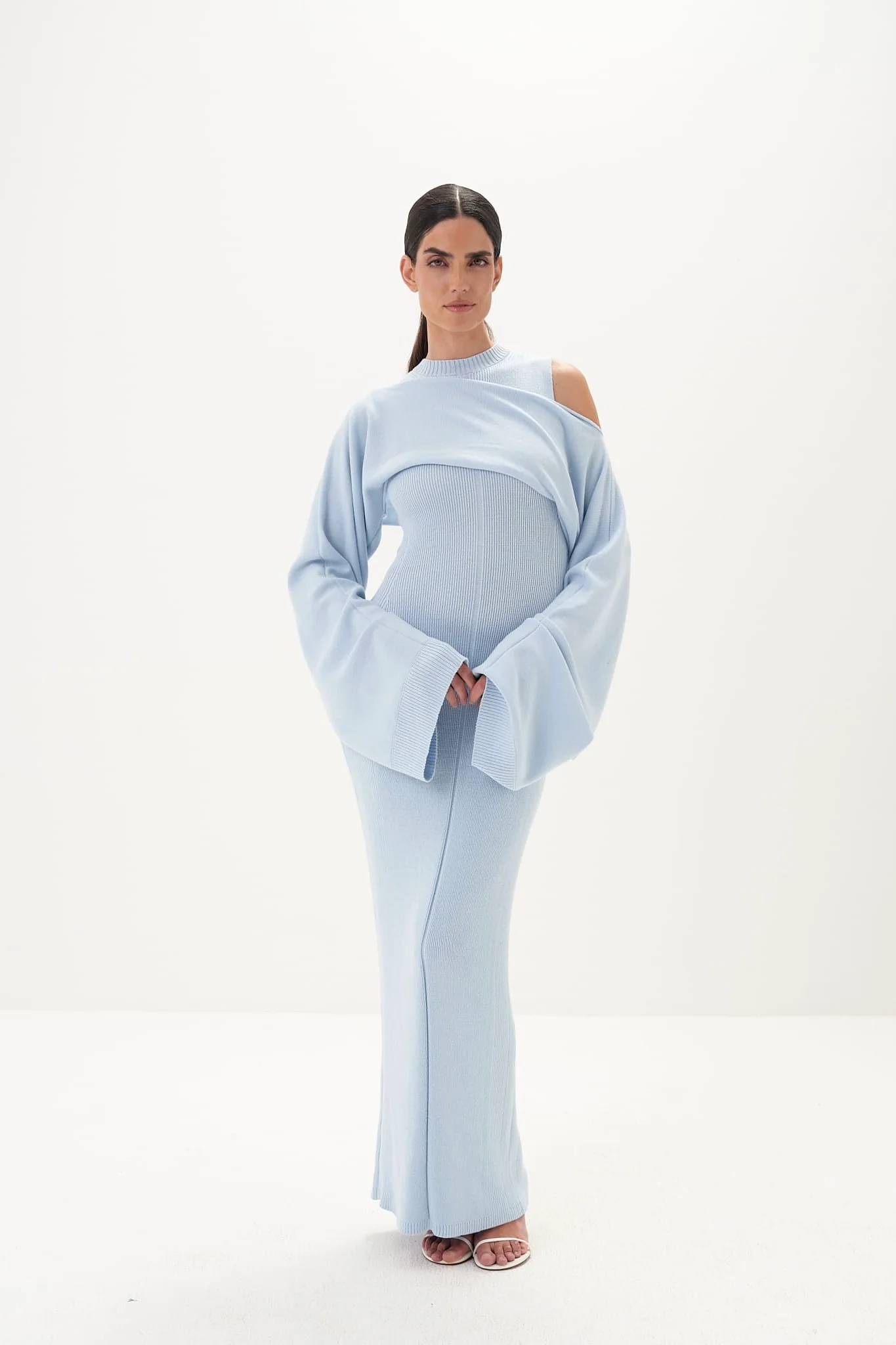 Seraphina Maxi Dress in Cotton Knit