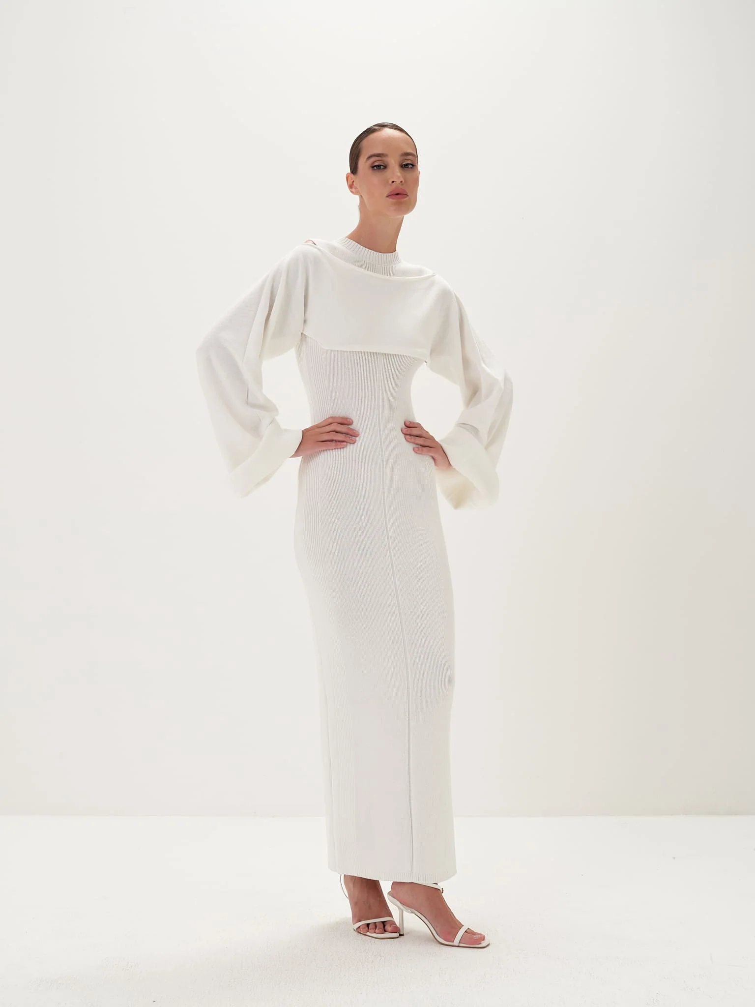 Seraphina Maxi Dress in Cotton Knit - Image 10