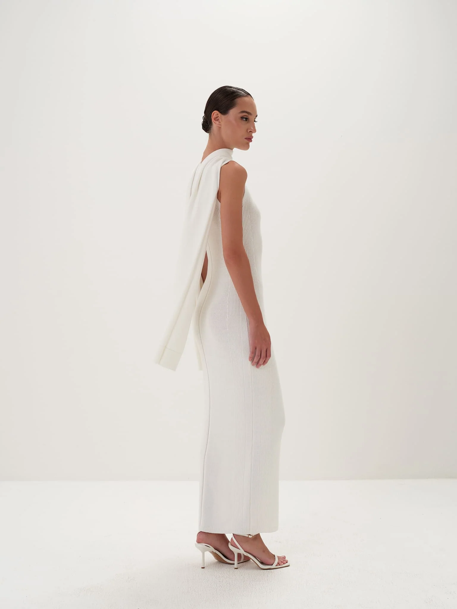 Seraphina Maxi Dress in Cotton Knit - Image 8