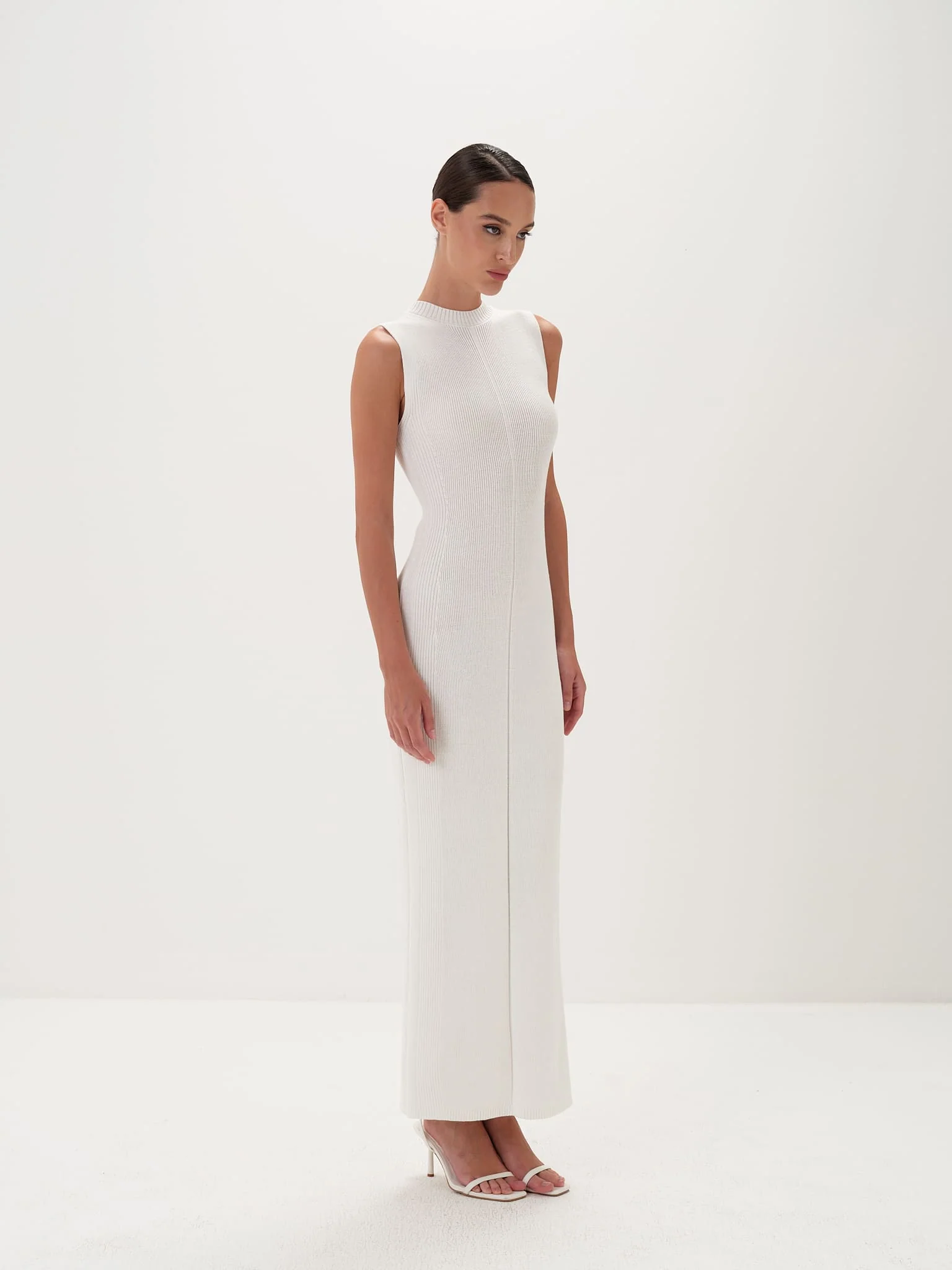 Seraphina Maxi Dress in Cotton Knit - Image 9